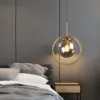 Nordic Loft Cafe Gold/Chrome/Copper Ceiling Led Pendant - Image 2